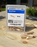 Birch Pocket Hole Wood Plugs - Pack of 100