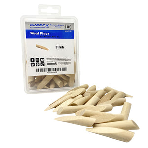 Birch Pocket Hole Wood Plugs - Pack of 100 Massca Products 