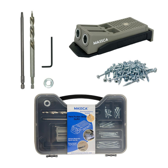 Massca Twin Pocket Hole Jig Kit Massca products 