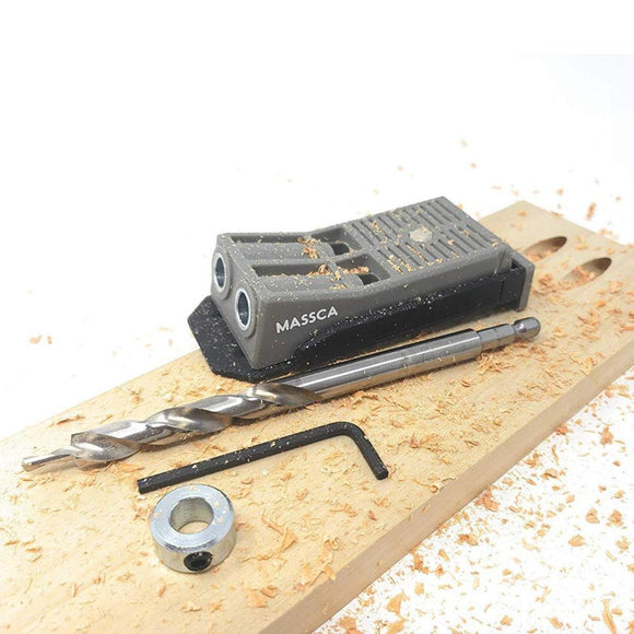 Massca Twin Pocket Hole Jig Set Woodworking Massca products 